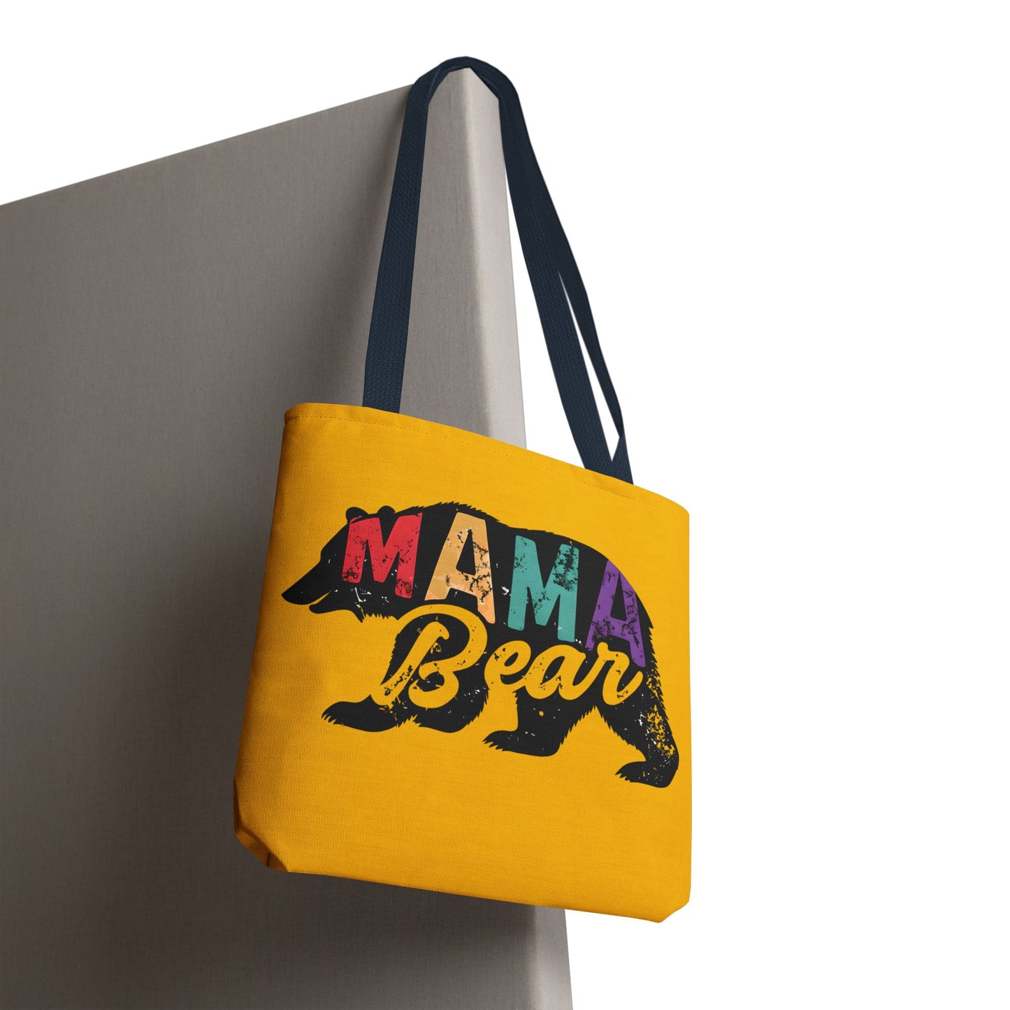 Mama Bear Tote Bag - Colorful & Fun Gift for Moms - Great for Mother's Day