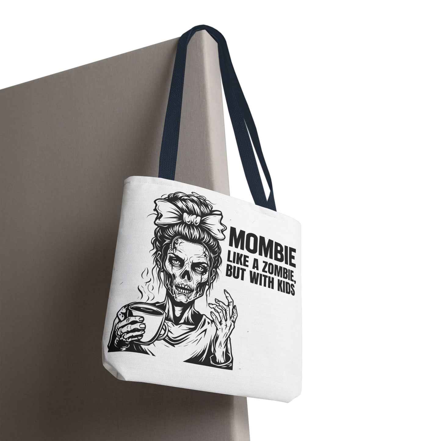 Funny "Mombiel Like a Zombie, but with Kids" Tote Bag - Perfect for Moms and Mother's Day Gift Ideas