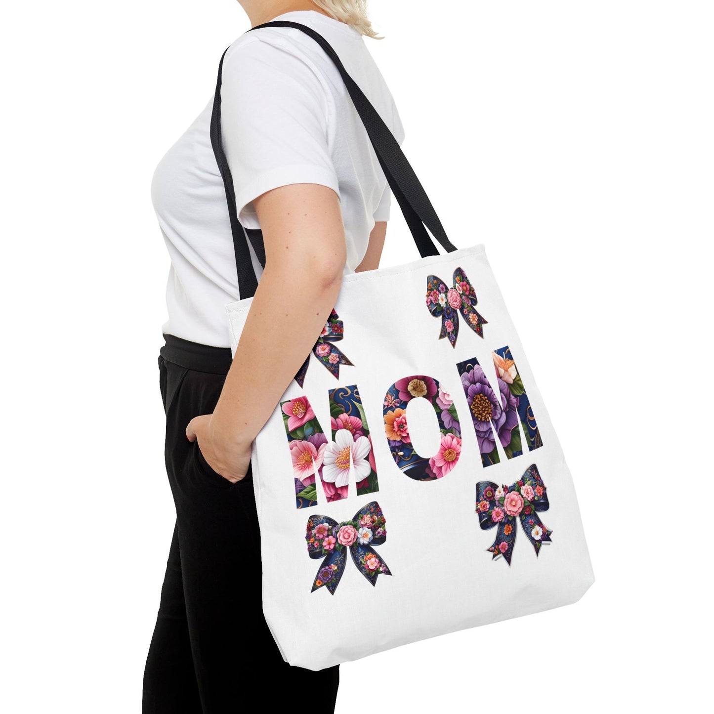 Floral Mom Tote Bag - Perfect Gift for Mother's Day and Everyday Use