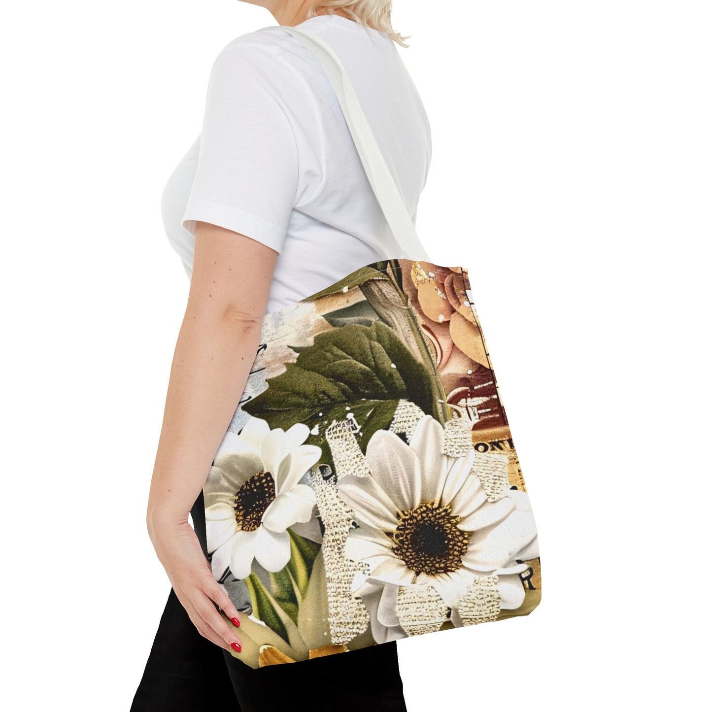 Floral Sunflower Tote Bag - Perfect for Summer Outings & Eco-Friendly Style - Great Mother's Day Gift