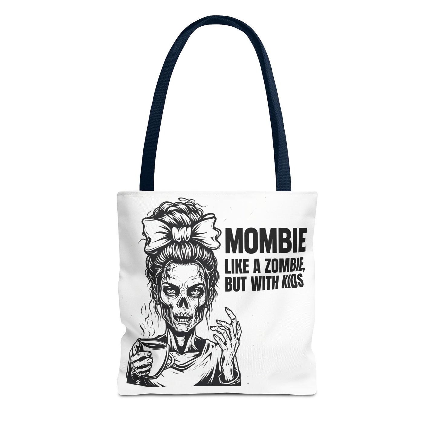 Funny "Mombiel Like a Zombie, but with Kids" Tote Bag - Perfect for Moms and Mother's Day Gift Ideas