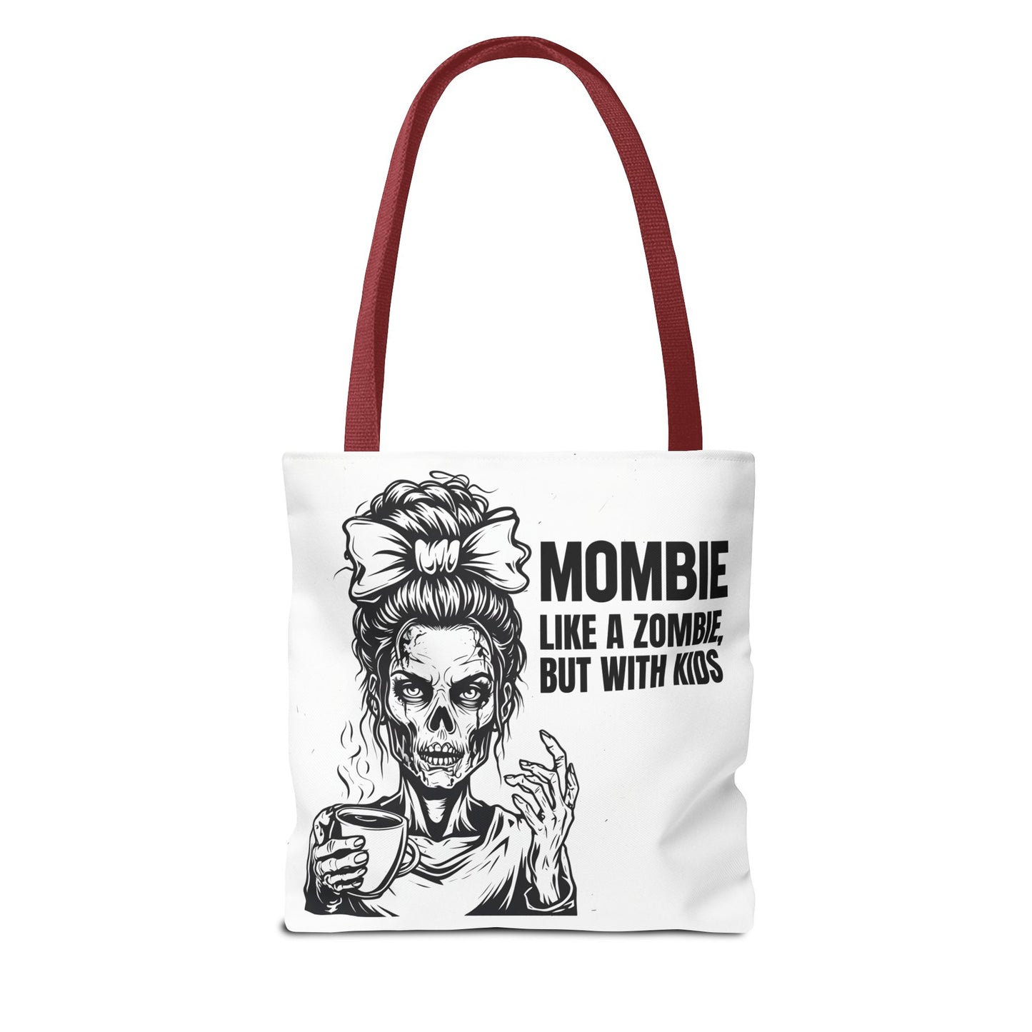 Funny "Mombiel Like a Zombie, but with Kids" Tote Bag - Perfect for Moms and Mother's Day Gift Ideas