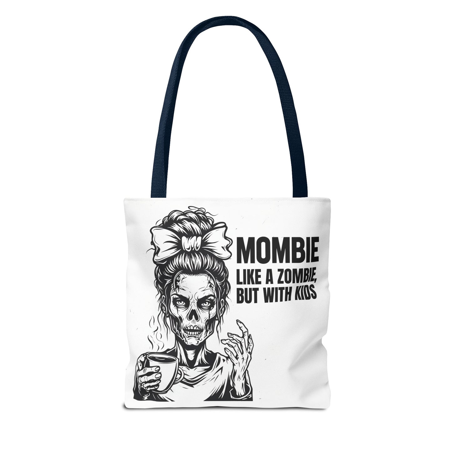 Funny "Mombiel Like a Zombie, but with Kids" Tote Bag - Perfect for Moms and Mother's Day Gift Ideas