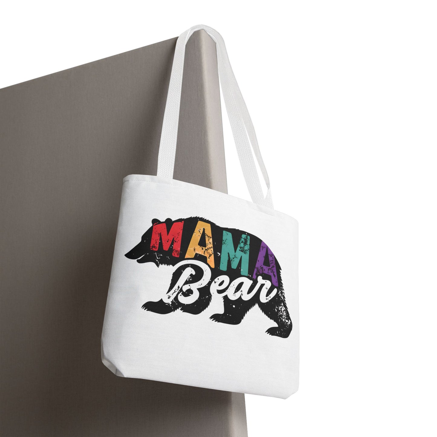 Colorful Mama Bear Tote Bag for Moms - Perfect for Mother's Day, Gifts & Everyday Use