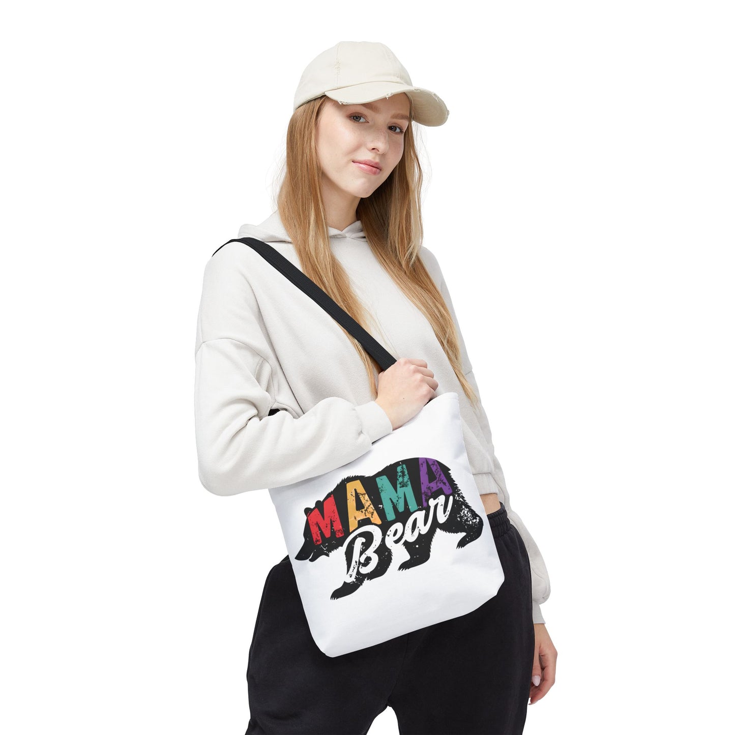 Colorful Mama Bear Tote Bag for Moms - Perfect for Mother's Day, Gifts & Everyday Use