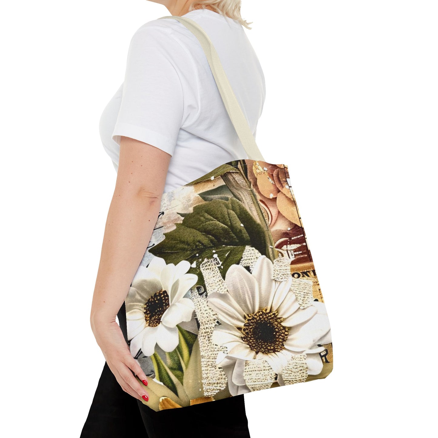Floral Sunflower Tote Bag - Perfect for Summer Outings & Eco-Friendly Style - Great Mother's Day Gift