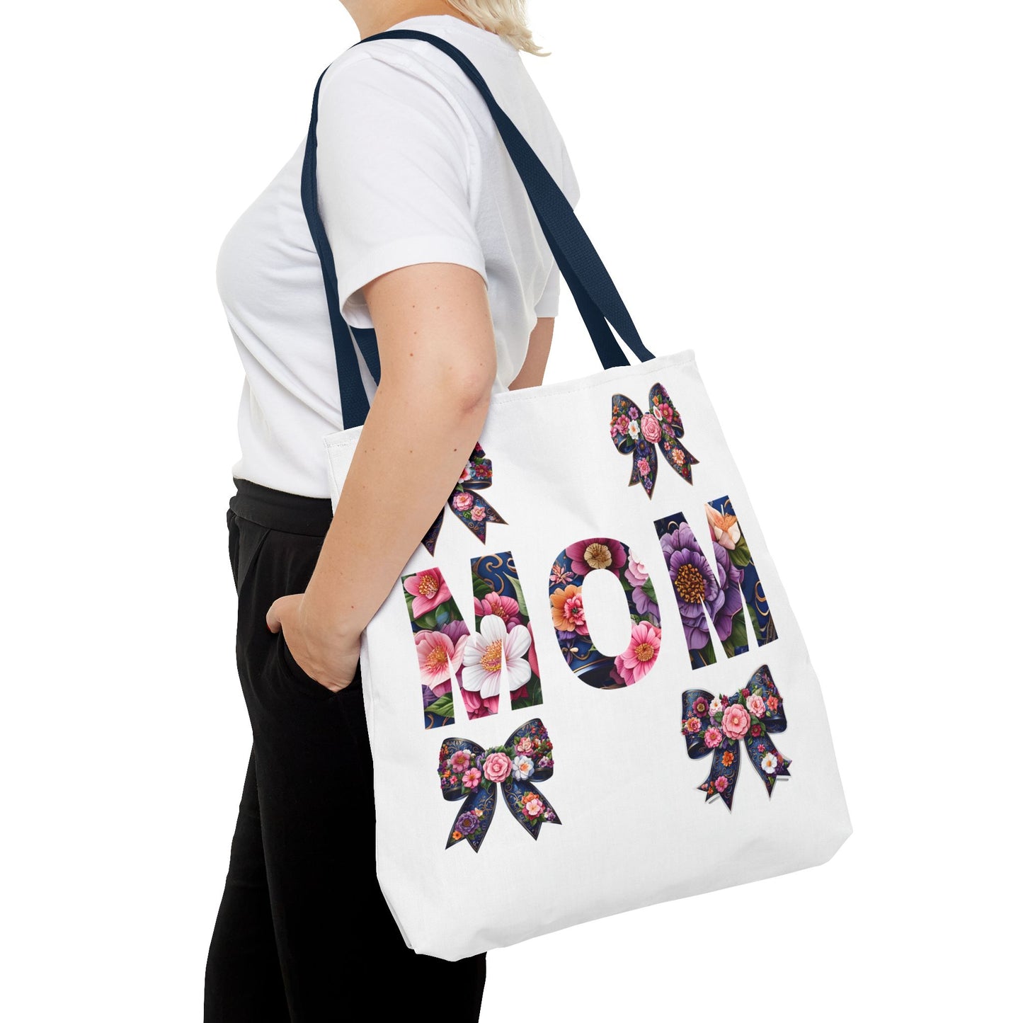 Floral Mom Tote Bag - Perfect Gift for Mother's Day and Everyday Use