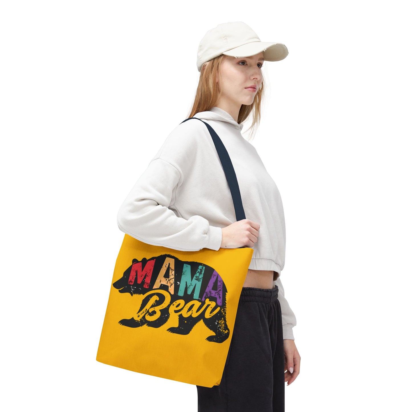 Mama Bear Tote Bag - Colorful & Fun Gift for Moms - Great for Mother's Day