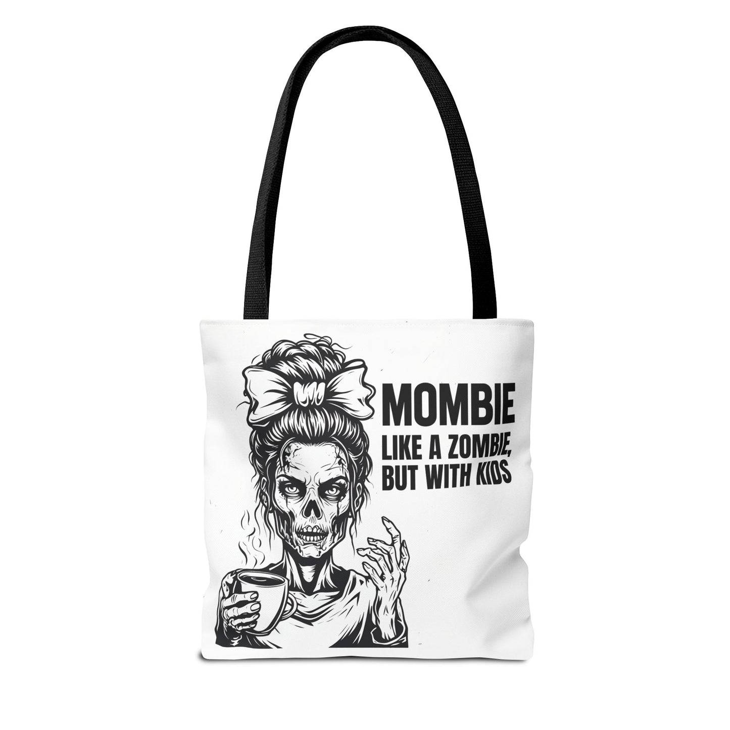 Funny "Mombiel Like a Zombie, but with Kids" Tote Bag - Perfect for Moms and Mother's Day Gift Ideas