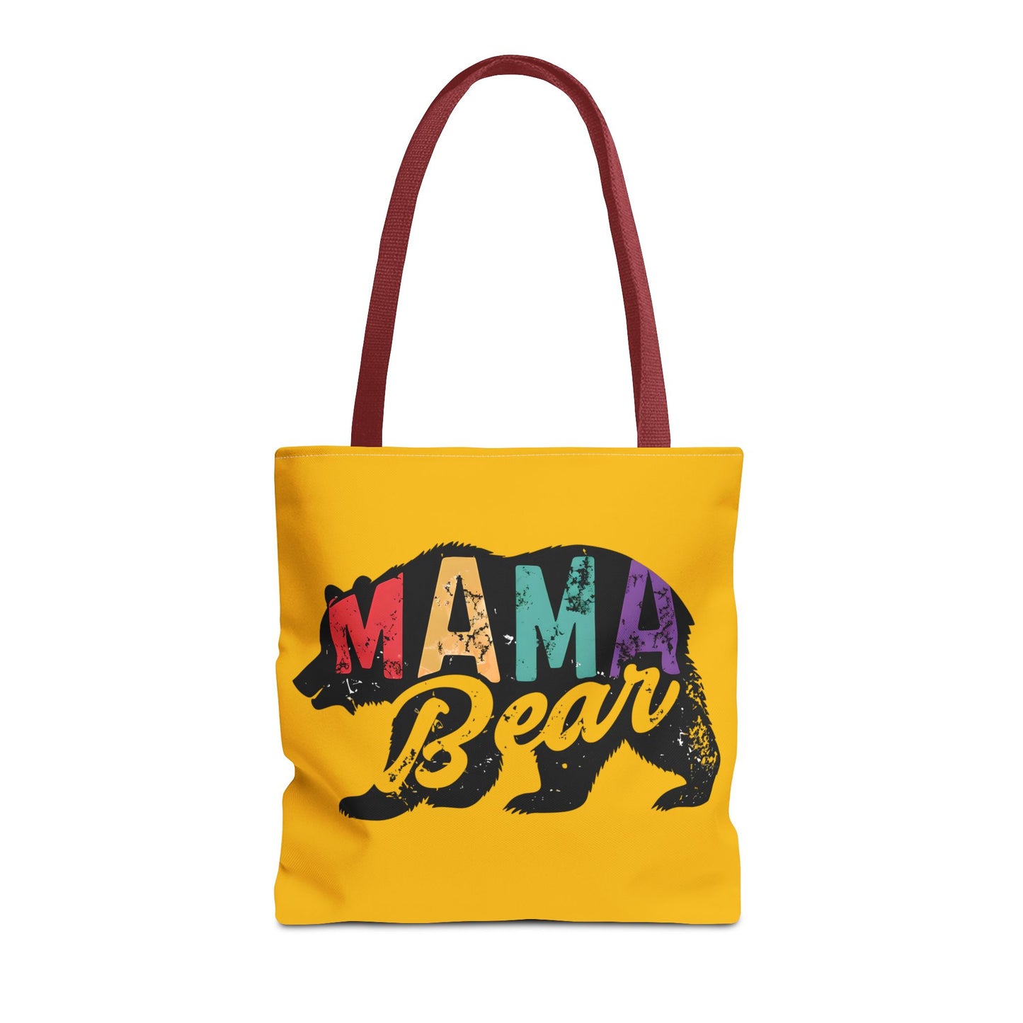 Mama Bear Tote Bag - Colorful & Fun Gift for Moms - Great for Mother's Day