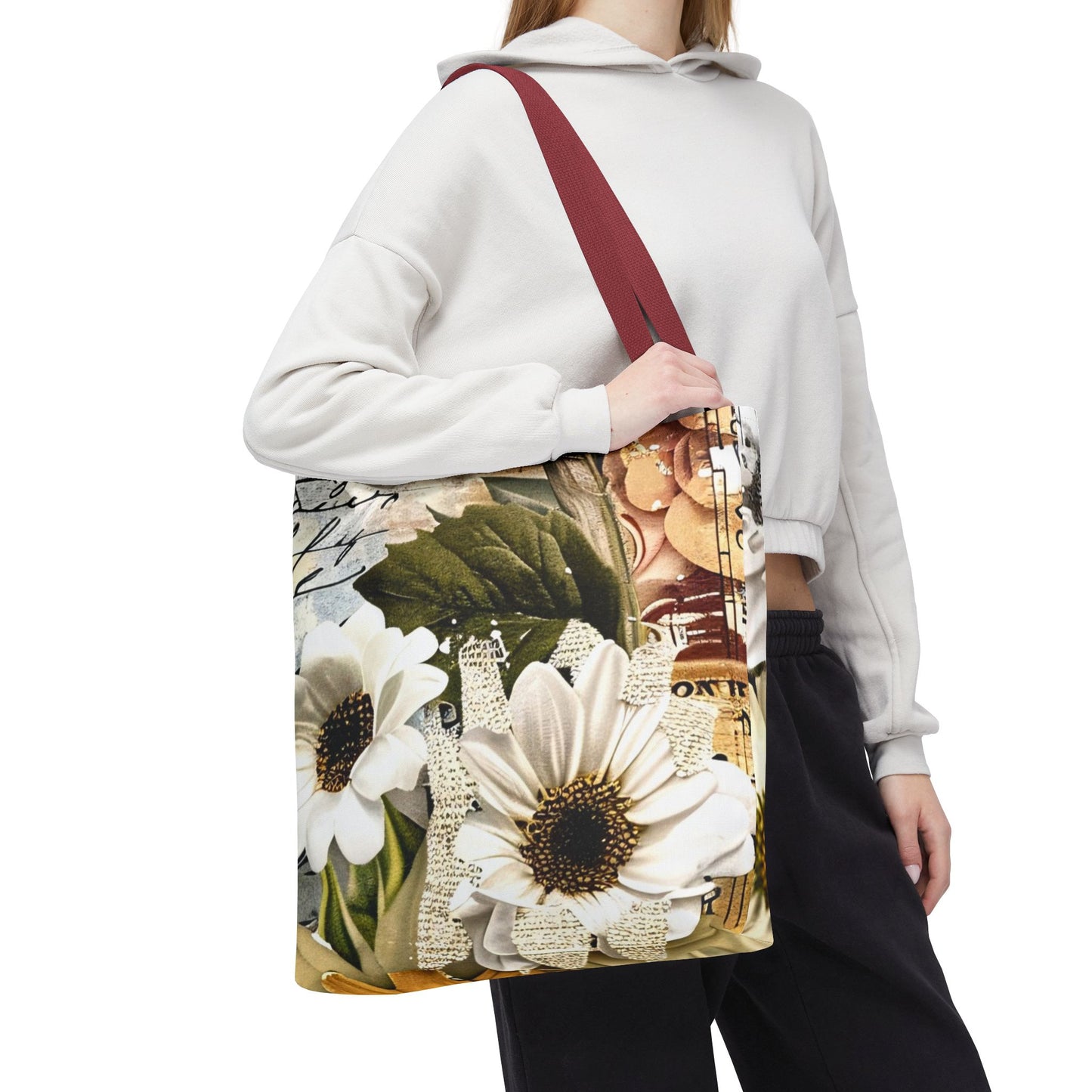 Floral Sunflower Tote Bag - Perfect for Summer Outings & Eco-Friendly Style - Great Mother's Day Gift