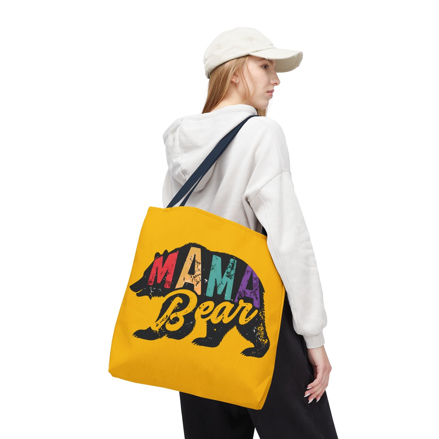 Mama Bear Tote Bag - Colorful & Fun Gift for Moms - Great for Mother's Day