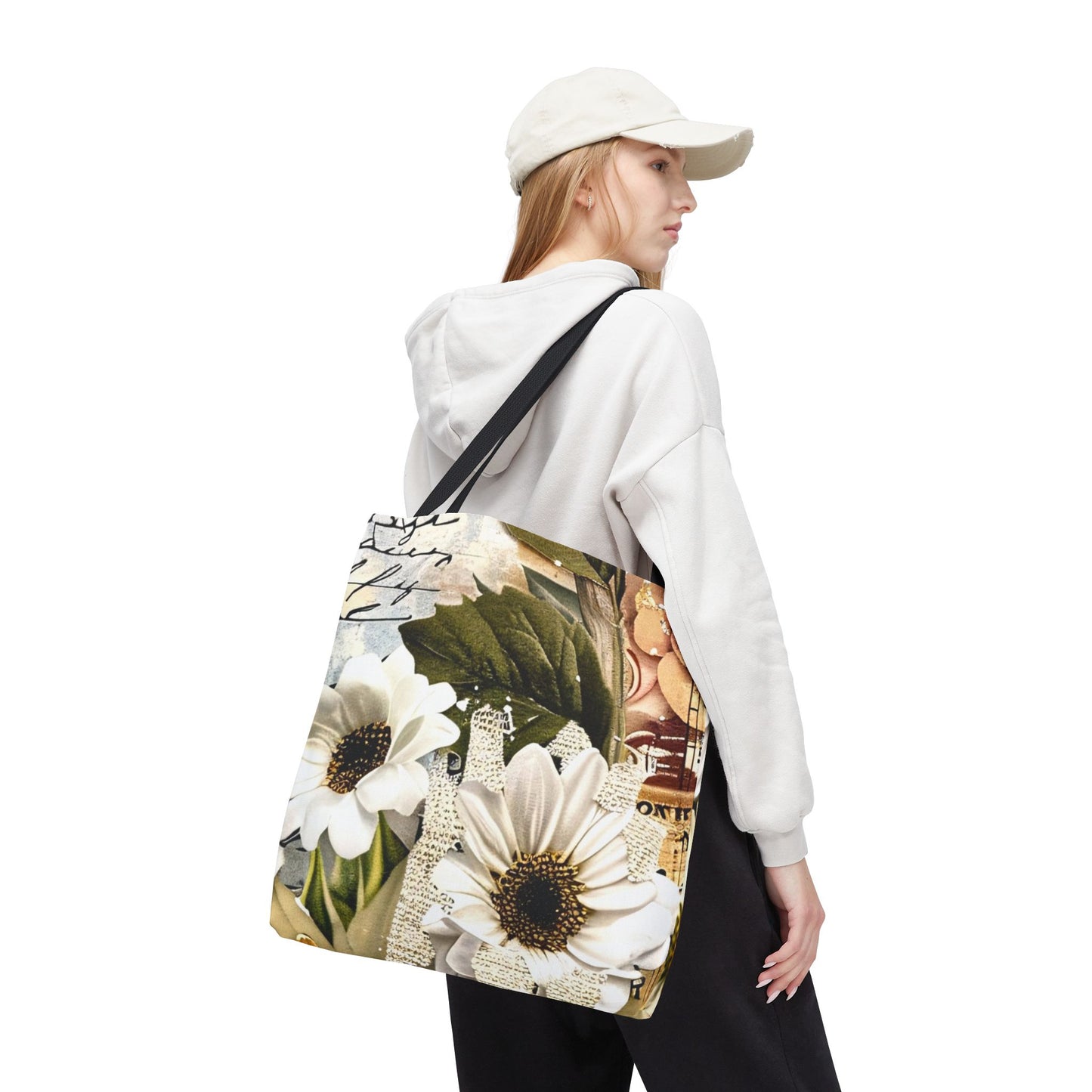 Floral Sunflower Tote Bag - Perfect for Summer Outings & Eco-Friendly Style - Great Mother's Day Gift