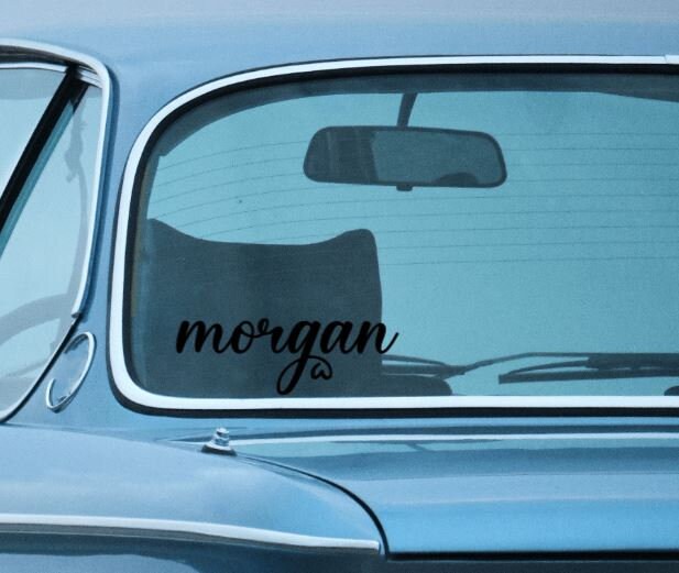 Vinyl Name Decal with heart for Water bottle/ Name Decal with Heart Car Window/Name sticker sports bottle school supplies/Custom Vinyl decal