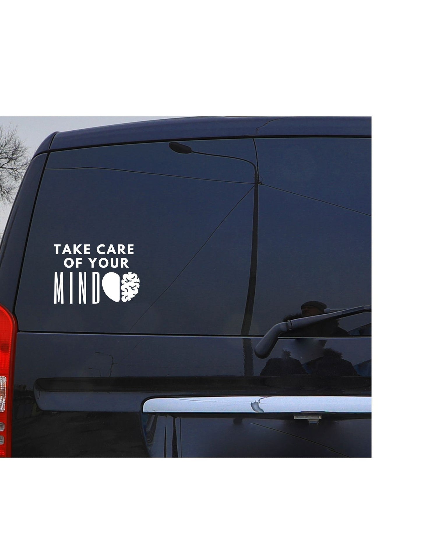 Mental Health Decal Take Care of Your Mind decal Motivational Decal- Mental Health Awareness Window Decal Cup Decal Mirror Computer Decal