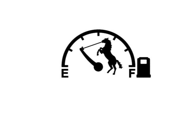 VINYL Decal | GAS Tank Decal | Empty Gas Tank Decal | Gas Gauge Decal | Vinyl Sticker | Fighting Gas Gauge Decal