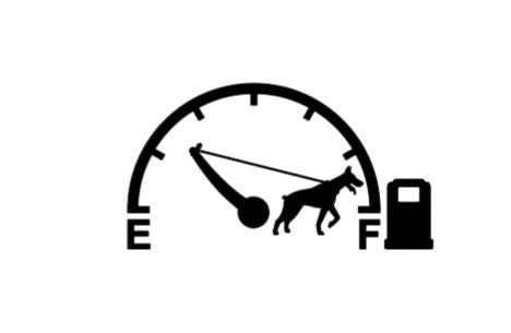VINYL Decal | GAS Tank Decal | Empty Gas Tank Decal | Gas Gauge Decal | Vinyl Sticker | Fighting Gas Gauge Decal