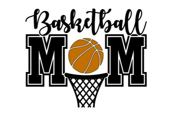 Basketball Mom Decal | Vinyl Basketball Mom Sticker | Solid Ball Design | Choose Your Style: Outline, Solid Color, or Orange | Perfect Mother’s Day Gift | Car & Window Decal