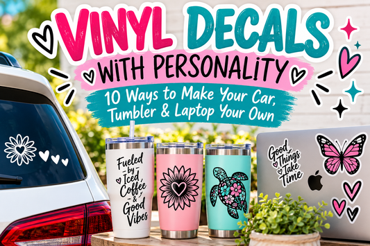 Vinyl Decals With Personality: 10 Ways to Make Your Car, Tumbler & Laptop Your Own