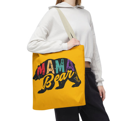 Mama Bear Tote Bag - Colorful & Fun Gift for Moms - Great for Mother's Day