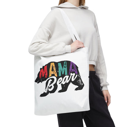 Colorful Mama Bear Tote Bag for Moms - Perfect for Mother's Day, Gifts & Everyday Use