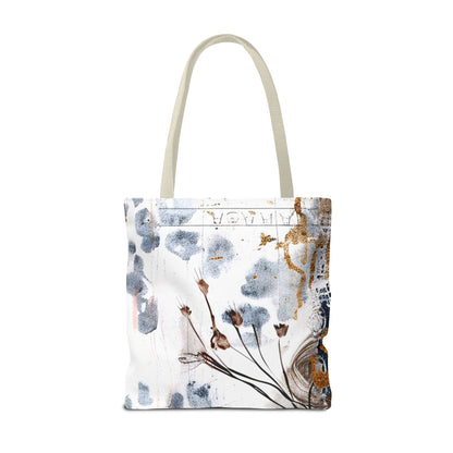 Floral Art Tote Bag - Daisies, Animal and Denim Print Stylish & Functional for Everyday Use