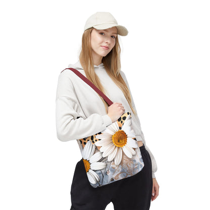 Floral Art Tote Bag - Daisies, Animal and Denim Print Stylish & Functional for Everyday Use