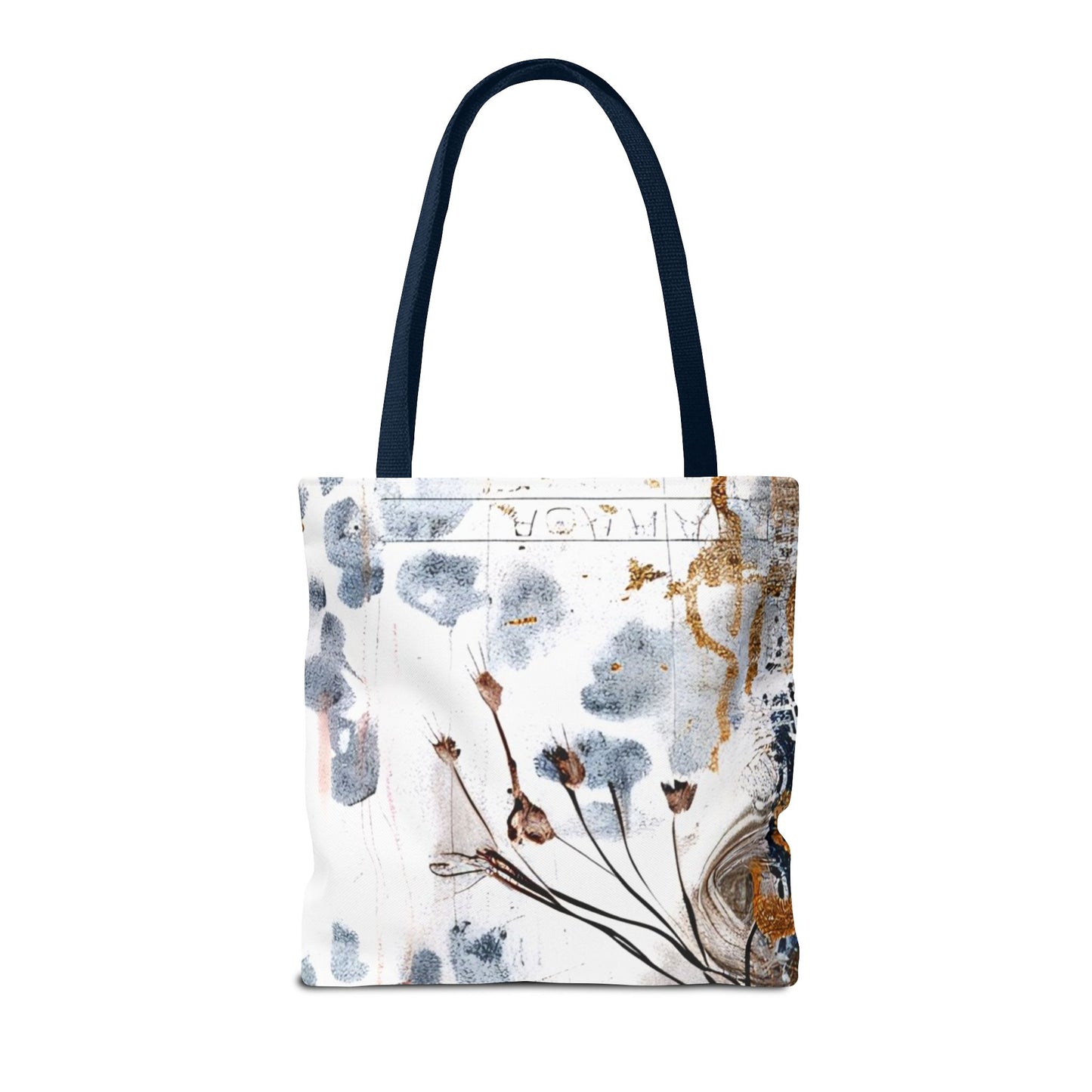Floral Art Tote Bag - Daisies, Animal and Denim Print Stylish & Functional for Everyday Use