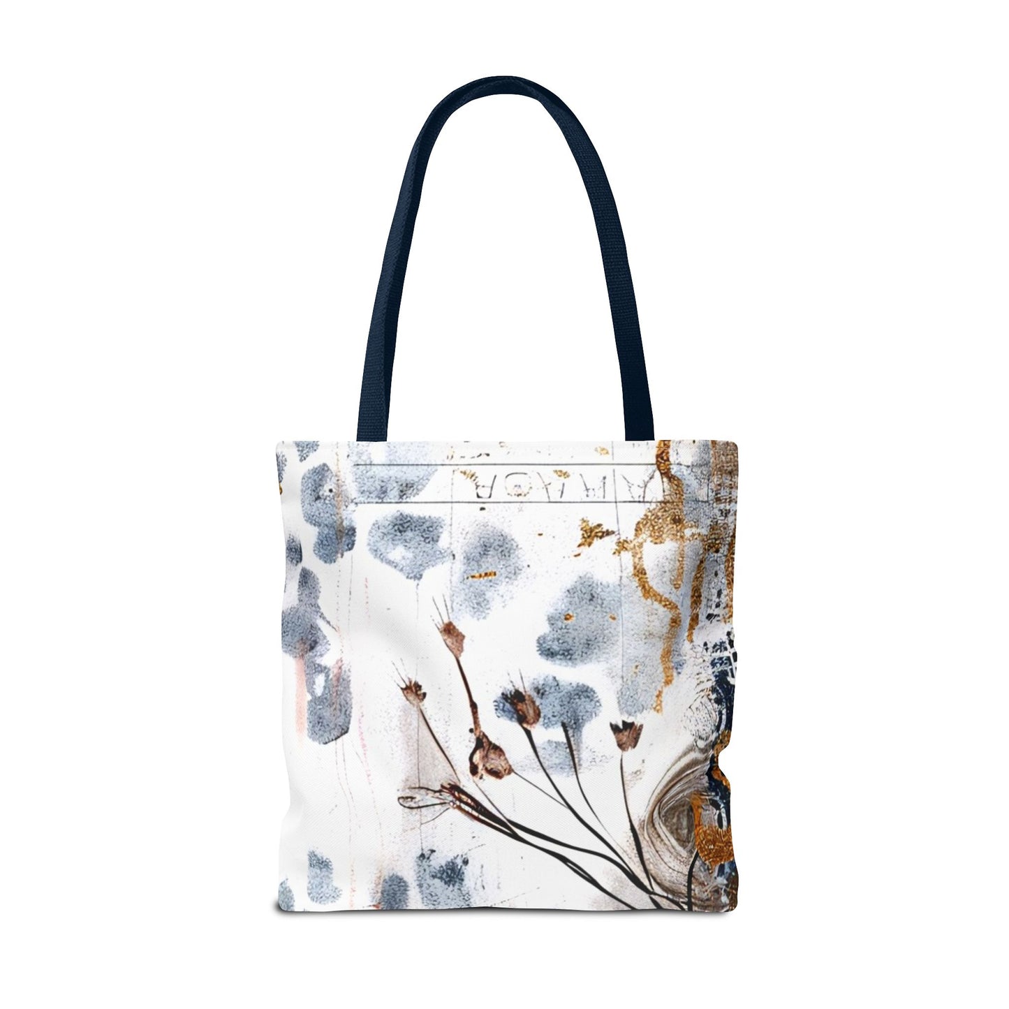 Floral Art Tote Bag - Daisies, Animal and Denim Print Stylish & Functional for Everyday Use
