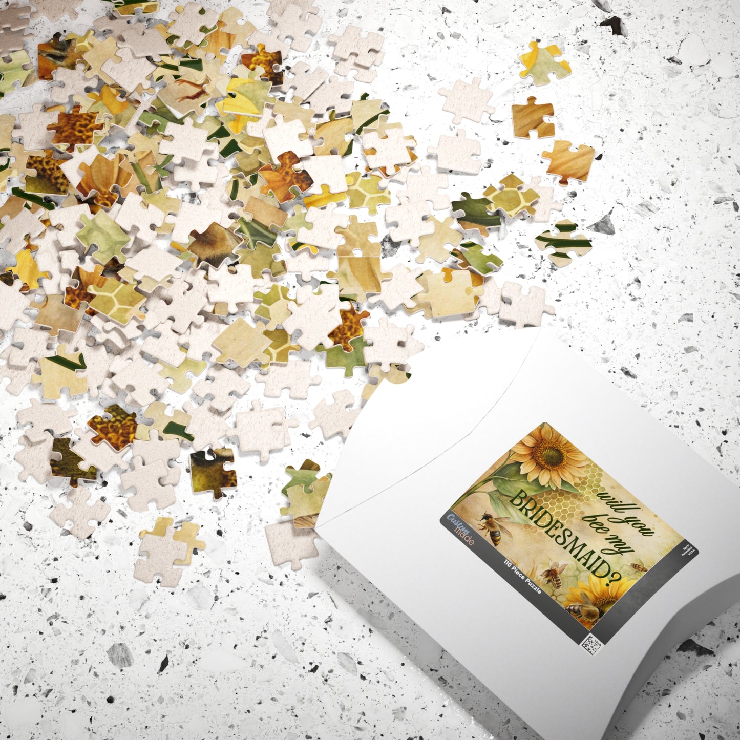 Will You Be My Bridesmaid Puzzle | Will you BEE My Bridesmaid Proposal | Bridal Party Proposal Gift | Wedding Asking Puzzle