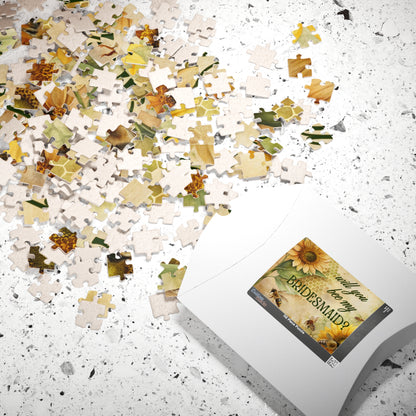 Will You Be My Bridesmaid Puzzle | Will you BEE My Bridesmaid Proposal | Bridal Party Proposal Gift | Wedding Asking Puzzle