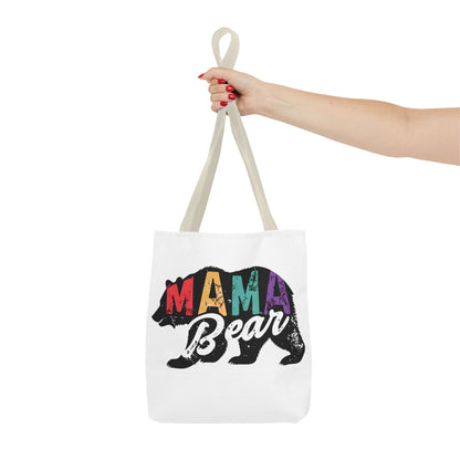 Colorful Mama Bear Tote Bag for Moms - Perfect for Mother's Day, Gifts & Everyday Use