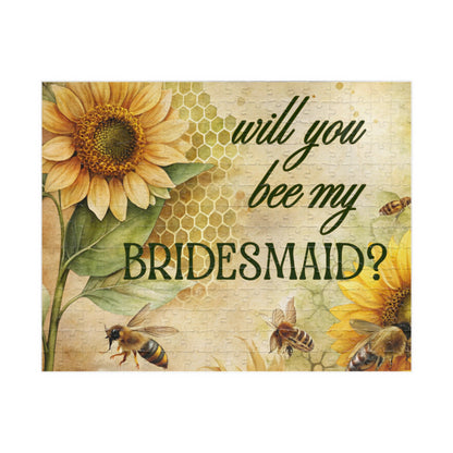 Will You Be My Bridesmaid Puzzle | Will you BEE My Bridesmaid Proposal | Bridal Party Proposal Gift | Wedding Asking Puzzle