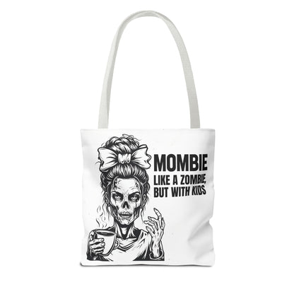Funny "Mombiel Like a Zombie, but with Kids" Tote Bag - Perfect for Moms and Mother's Day Gift Ideas