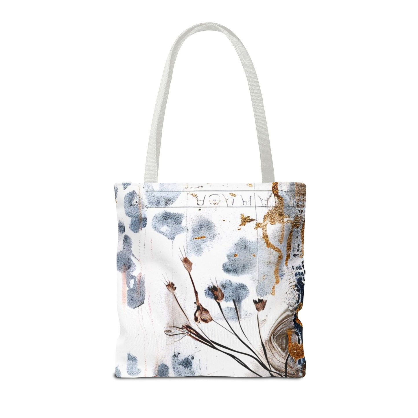 Floral Art Tote Bag - Daisies, Animal and Denim Print Stylish & Functional for Everyday Use