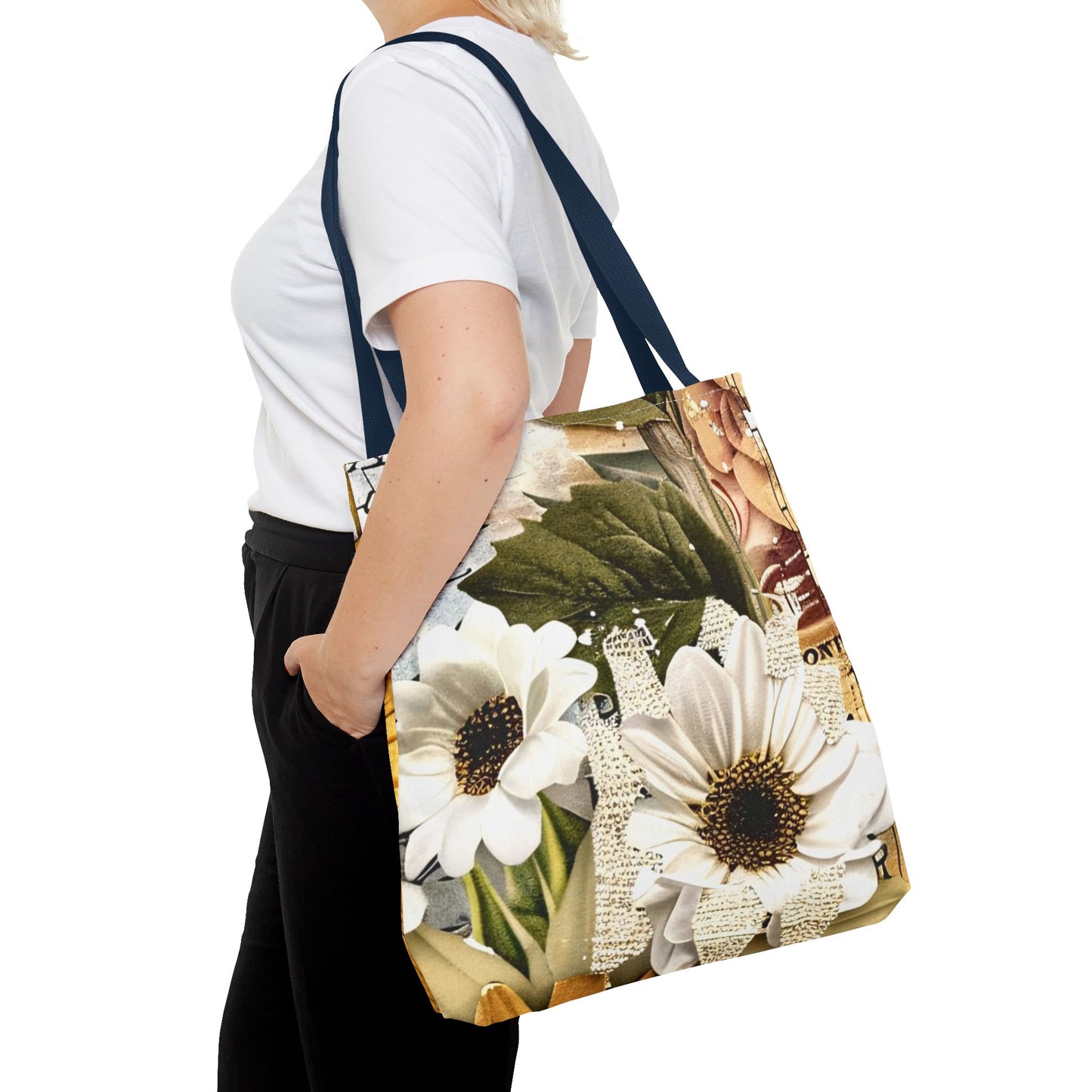 Floral Sunflower Tote Bag - Perfect for Summer Outings & Eco-Friendly Style - Great Mother's Day Gift