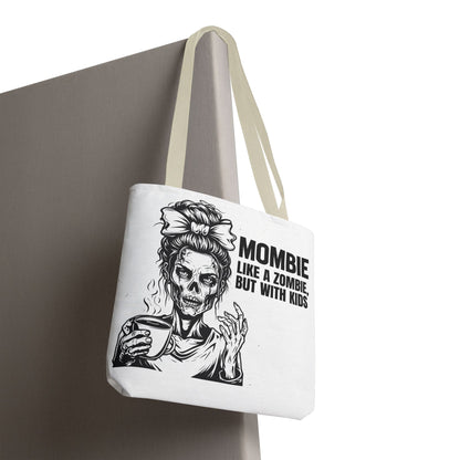 Funny "Mombiel Like a Zombie, but with Kids" Tote Bag - Perfect for Moms and Mother's Day Gift Ideas