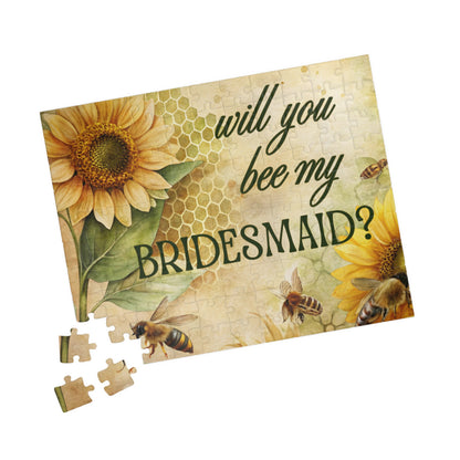 Will You Be My Bridesmaid Puzzle | Will you BEE My Bridesmaid Proposal | Bridal Party Proposal Gift | Wedding Asking Puzzle