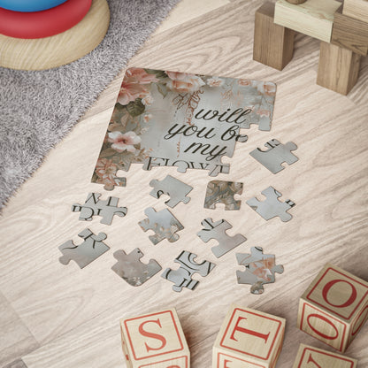 Flower Girl Proposal Kids Puzzle — "Will you be my Flower Girl?" 30-Piece Keepsake