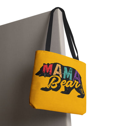 Mama Bear Tote Bag - Colorful & Fun Gift for Moms - Great for Mother's Day