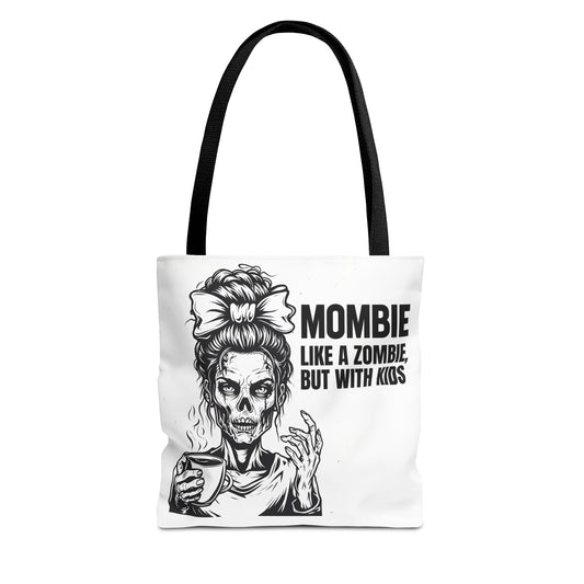 Funny "Mombiel Like a Zombie, but with Kids" Tote Bag - Perfect for Moms and Mother's Day Gift Ideas