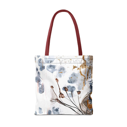 Floral Art Tote Bag - Daisies, Animal and Denim Print Stylish & Functional for Everyday Use