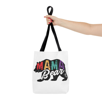 Colorful Mama Bear Tote Bag for Moms - Perfect for Mother's Day, Gifts & Everyday Use