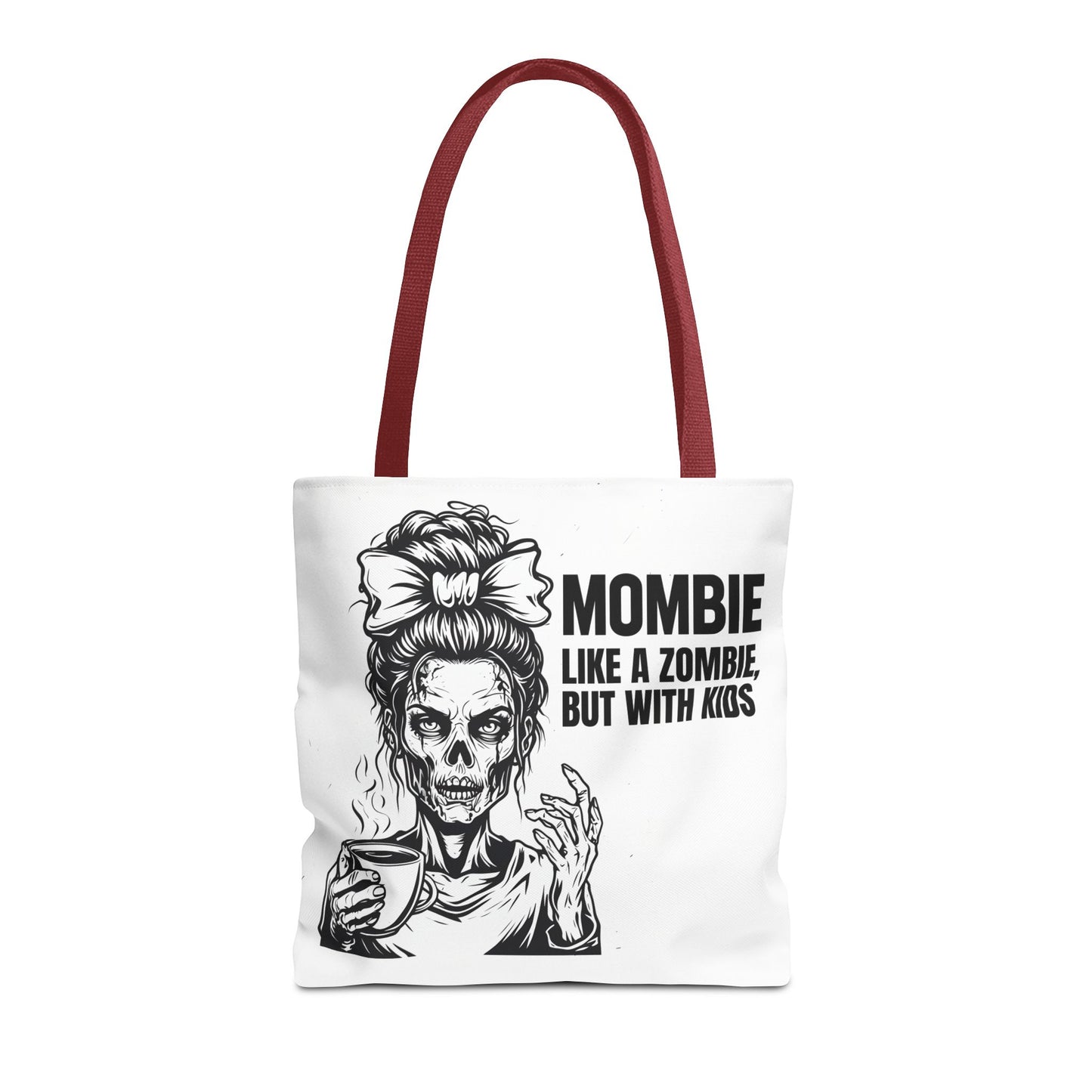 Funny "Mombiel Like a Zombie, but with Kids" Tote Bag - Perfect for Moms and Mother's Day Gift Ideas