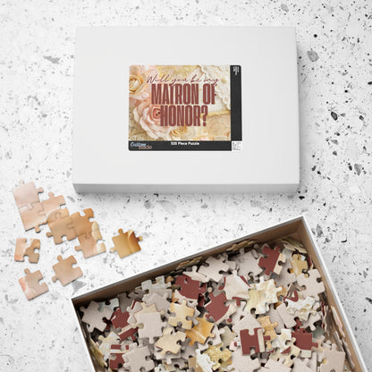 Will You Be My Matron of Honor Puzzle | Matron of Honor Proposal | Bridal Party Proposal Gift | Wedding Asking Puzzle