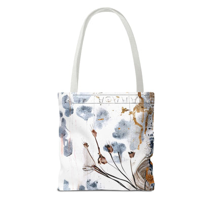 Floral Art Tote Bag - Daisies, Animal and Denim Print Stylish & Functional for Everyday Use