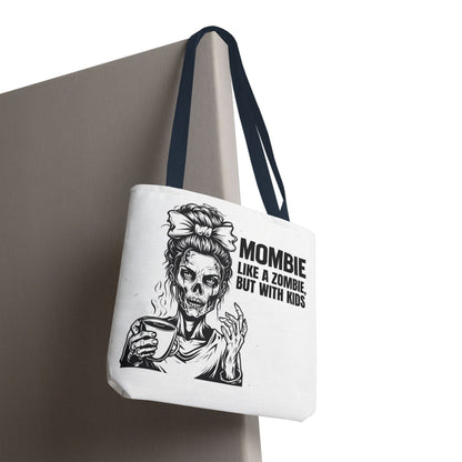 Funny "Mombiel Like a Zombie, but with Kids" Tote Bag - Perfect for Moms and Mother's Day Gift Ideas