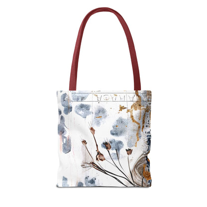 Floral Art Tote Bag - Daisies, Animal and Denim Print Stylish & Functional for Everyday Use