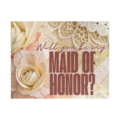 Will You Be My Maid of Honor Puzzle | Maid of Honor Proposal | Bridal Party Proposal Gift | Wedding Asking Puzzle