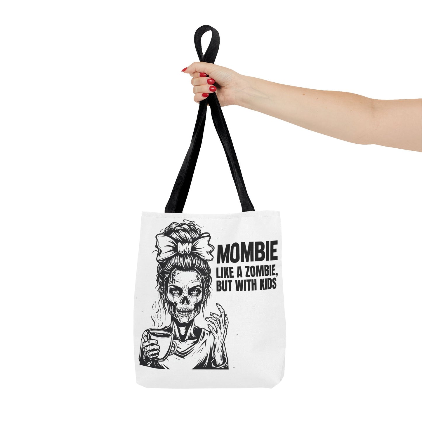 Funny "Mombiel Like a Zombie, but with Kids" Tote Bag - Perfect for Moms and Mother's Day Gift Ideas